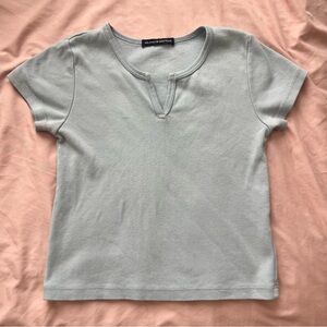 Brandy baby blue top
